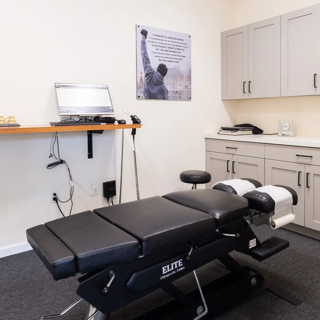 Spinal decompression table inside fanwood clinic