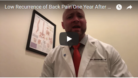 Low Recurrence of Back Pain in Fanwood & Scotch Plains