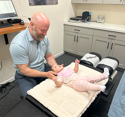 Dr. Eric Chludzinski a pediatric chiropractor